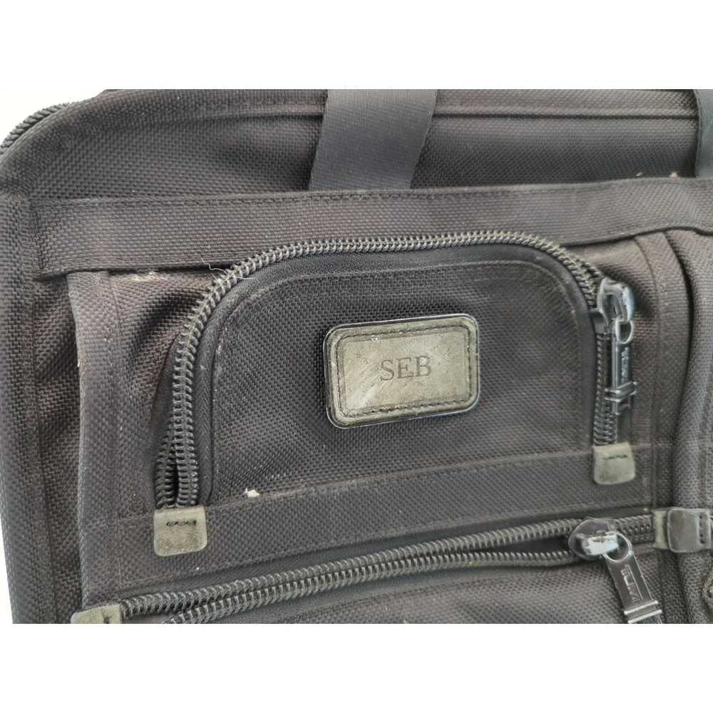 Tumi Alpha 2 15 inch Laptop Briefcase - Black